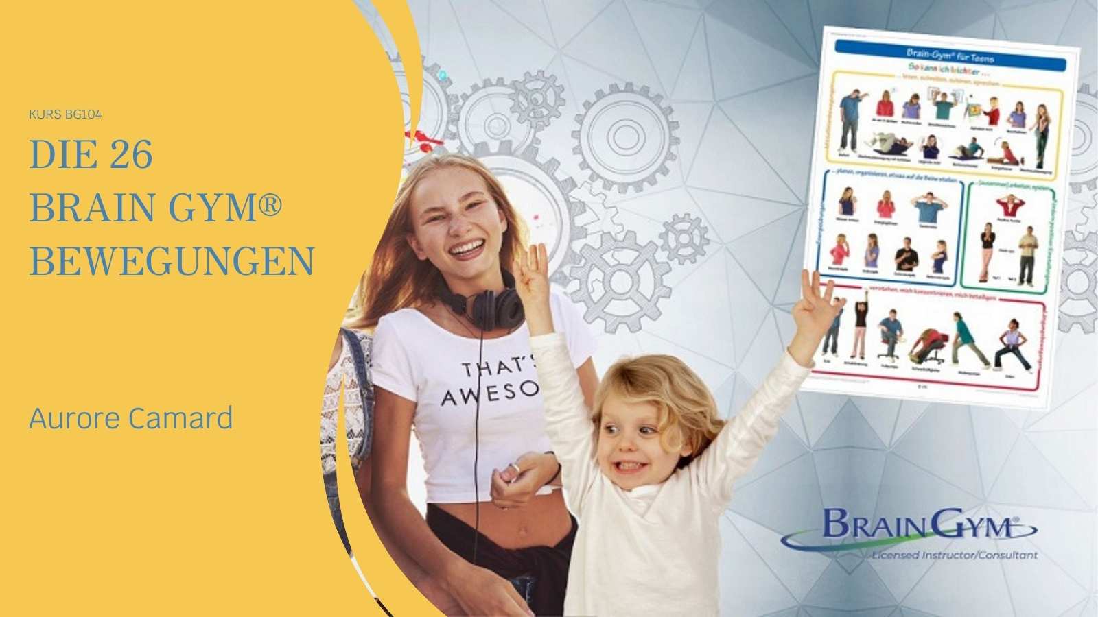 Brain Gym Bewegungen Onlinekurs Online Kurs leichter lernen